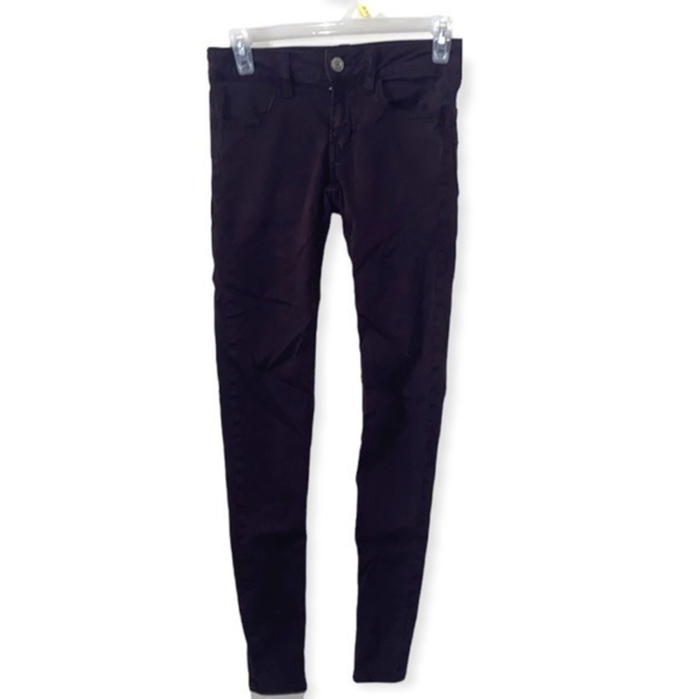 5/$30 🎈 American eagle outfitters women’s burgundy jeggings size 00